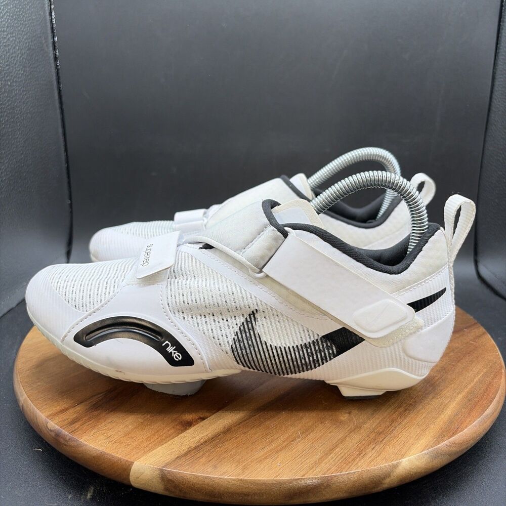Nike SuperRep Cycle Womens Size 8 Cycling Shoes White Black CJ0775-100